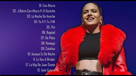 ROSALÍA MIX Canciones 2021 COMPLETO  Rosalía Greatest ...