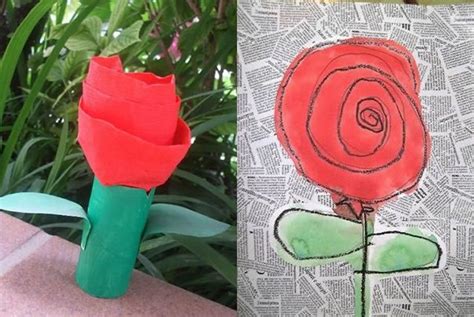 Roses de Sant Jordi per fer amb nens | Jordi, Manualidades sant jordi ...
