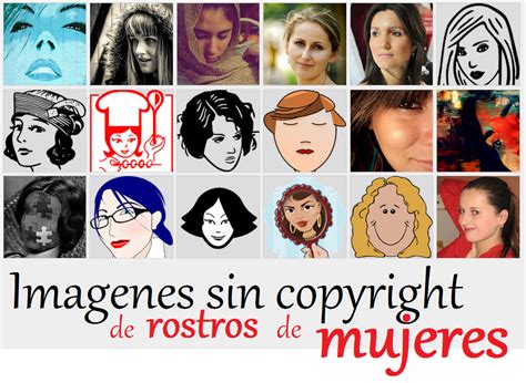 Rostros de mujeres en imágenes sin copyright