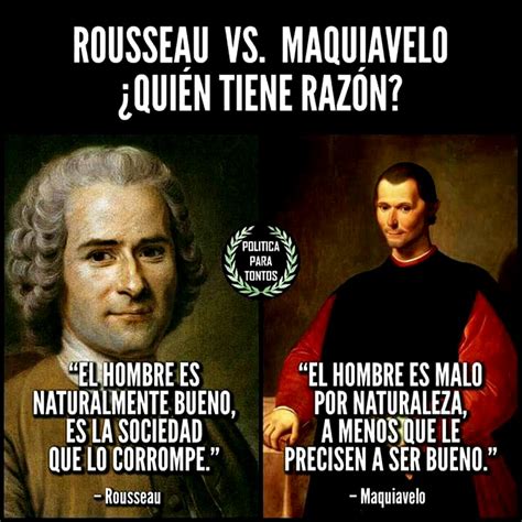 Rousseau vs Maquiavelo ¿Quién tiene razón? | GatoOscuro