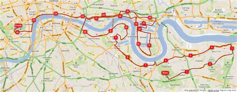Route of the London Marathon   East Anglian Daily Times