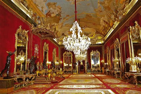 Royal Throne Room at Palacio Real de Madrid Spain | Royal ...