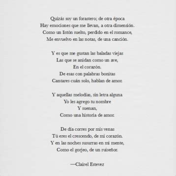 Ruiseñor: Una Canción De Amor Y Notas De Poesía | Letras de poemas ...