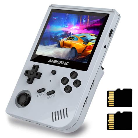 RUIXIAO RG351V Handheld Game Console 3.5 Inch Portable Double TF 64G ...