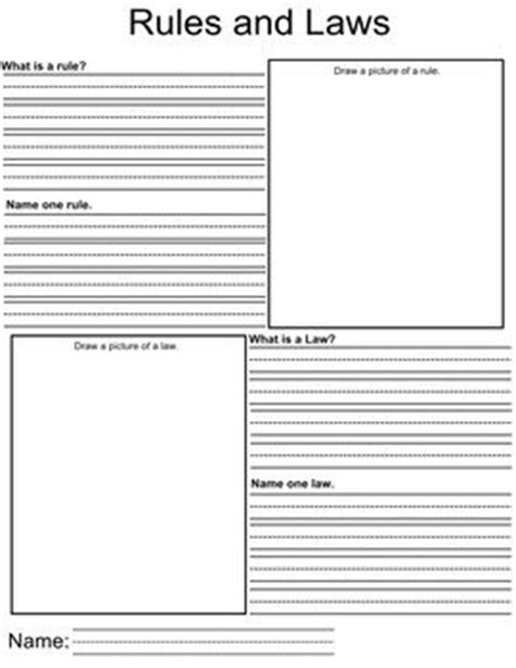 Rules and Laws worksheet | Social Studies | Rules, laws ...