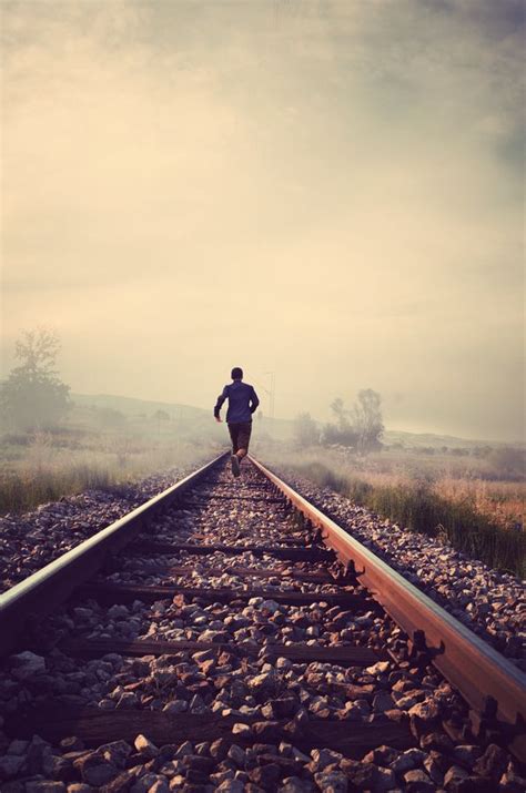 Running down some train tracks #Lonetraveller | capture ...