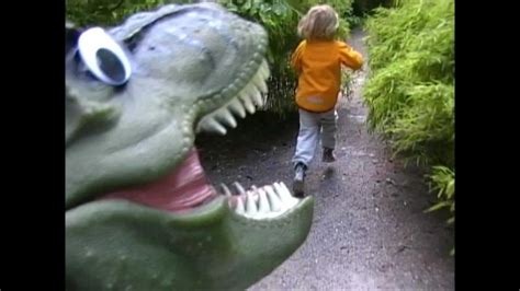 RUNNING FROM A T REX music video FOR KIDS Dinosaur ...