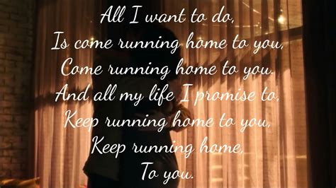 Running home to you grant gustin | Yours lyrics, Lyrics ...