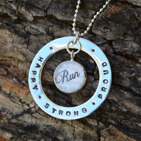 Running Jewelry   Run happy. Run strong. Run proud. Sterling Silver ...