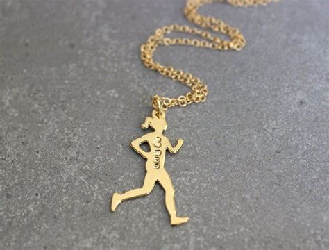 Running jewelry runner necklace Athletes jewelry runner | Etsy ...
