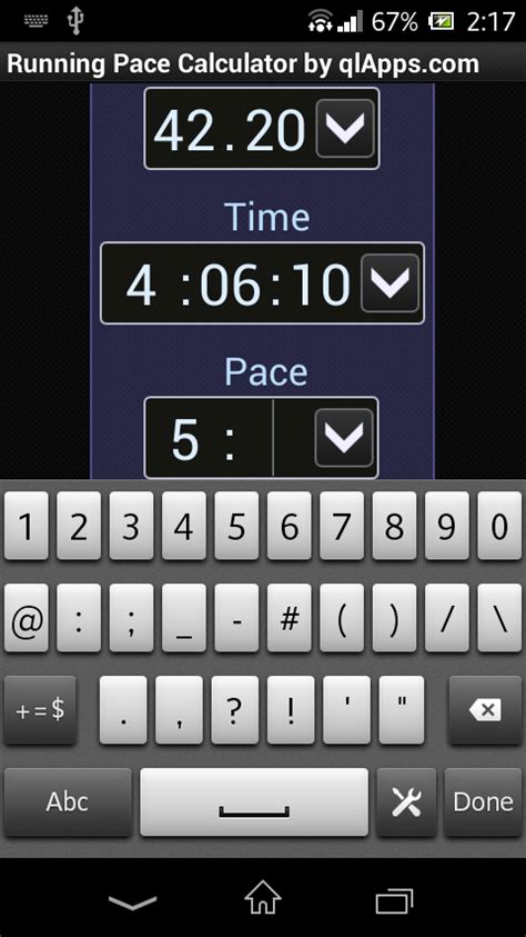 Running Pace Calculator   Android Apps on Google Play