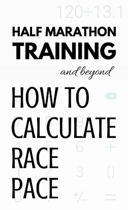 Running Pace Calculator: How to predict goal race pace ...