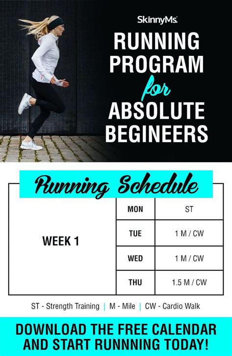 Running Program for Absolute Beginners  With images ...