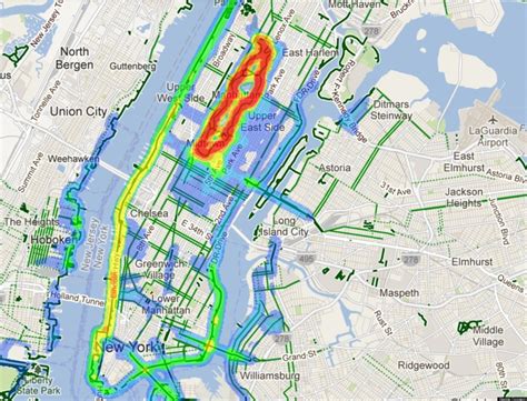 Running Routes: Heat Maps Reveal Most Popular Workout ...
