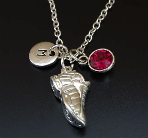 Running Shoe Necklace Running Shoe Charm Running Shoe