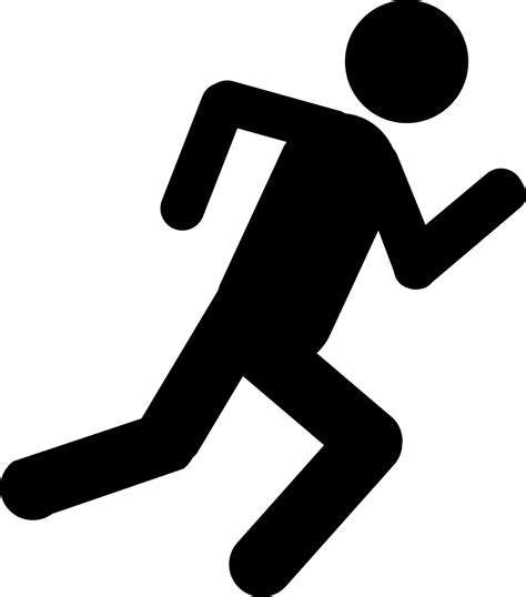 Running Stick Figure Svg Png Icon Free Download  #23210 ...