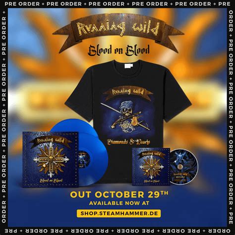 RUNNING WILD publicará nuevo álbum  Blood On Blood  en octubre