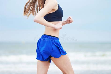 Running Woman Jogging Beach Stock Images   Download 6,523 ...
