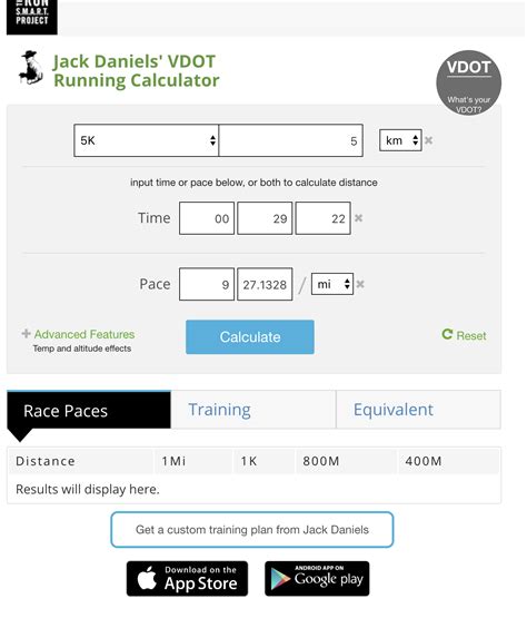 Runsmart vdot running calculator With images | Running ...