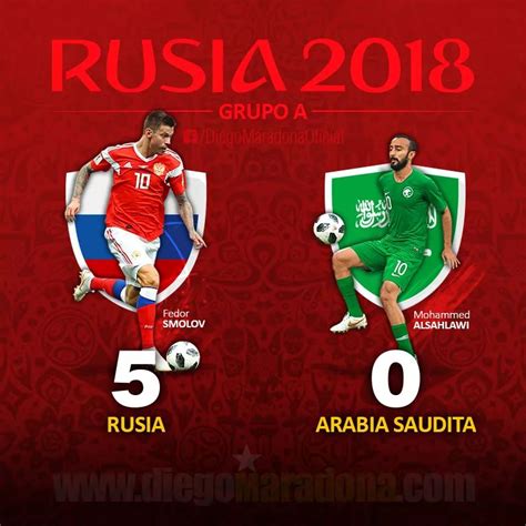 Rusia vence 5 0 a la débil Arabia Saudita, en el primer juego del ...