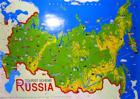 Russia Tourist Map – Travel Around The World – Vacation Reviews
