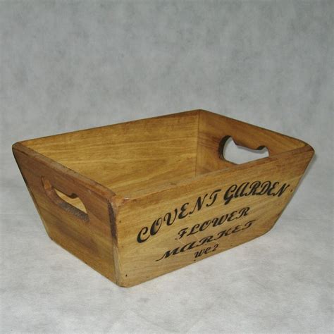 Rustic Antique Vintage Style Wooden Trugs / Boxes ...