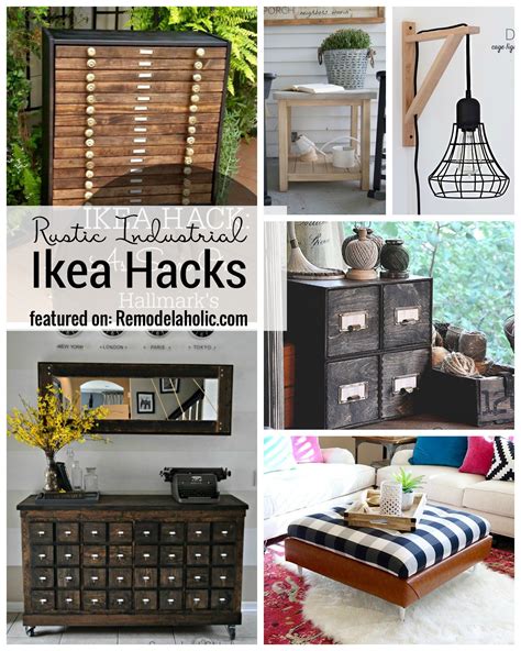Rustic Industrial IKEA hacks for each room in your home ...