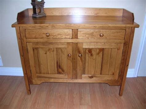 Rustic Pine 48  Sideboard   Solid Wood Mennonite Furniture ...