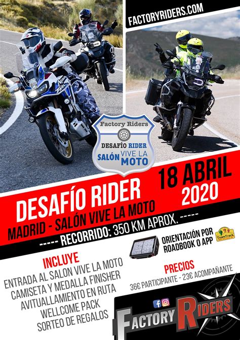Ruta Desafío Salón Vive la Moto Madrid 2020