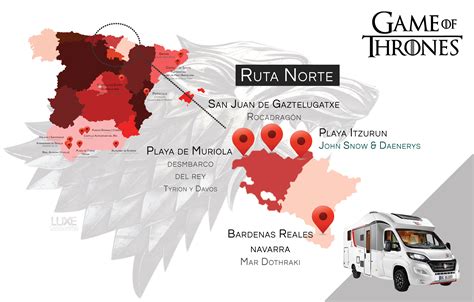 Ruta Norte de Juego de Tronos en España: Todas las localizaciones ...
