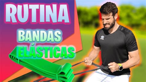 Rutina EJERCICIOS BANDAS ELASTICAS básico | Entrenamiento ...
