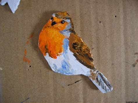 【 Añadir color y detalle al pájaro   Pintar Mural Pájaros
