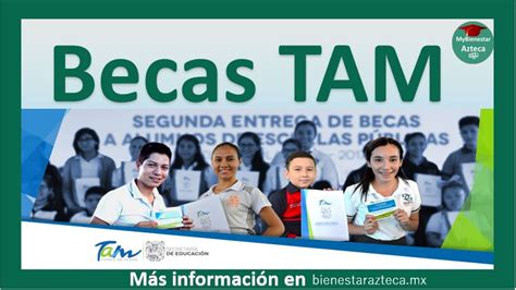 ≫  Becas TAM 2021 2022 para Preescolar, Primaria, Secundaria ...