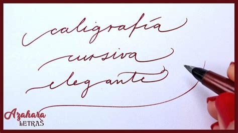 ️ Caligrafía Cursiva Elegante: Alfabeto en Minúsculas y Mayúsculas ...