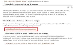 ᐈ Como obtener un Certificado CIRBE del Banco de España 【 2022