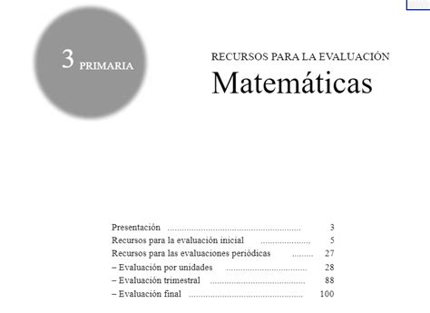 【 Examenes Matematicas 3 Primaria Santillana Saber Hacer