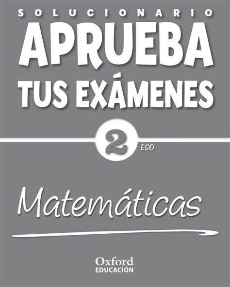【 Matematicas 2 ESO Santillana Examenes 】PDF