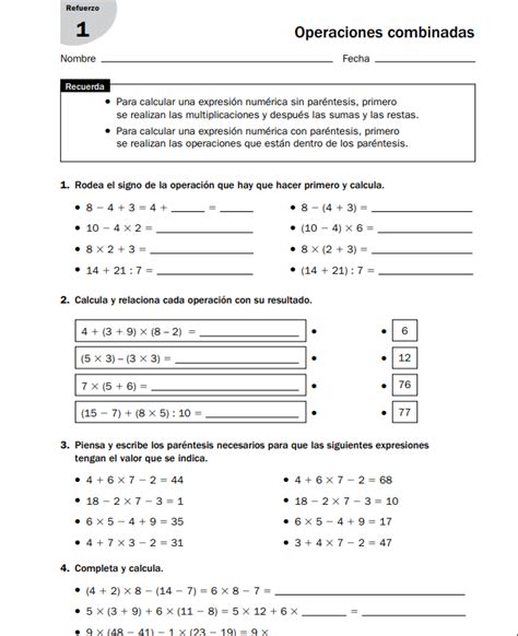 【 Refuerzo y ampliacion Matematicas 6 Primaria ...