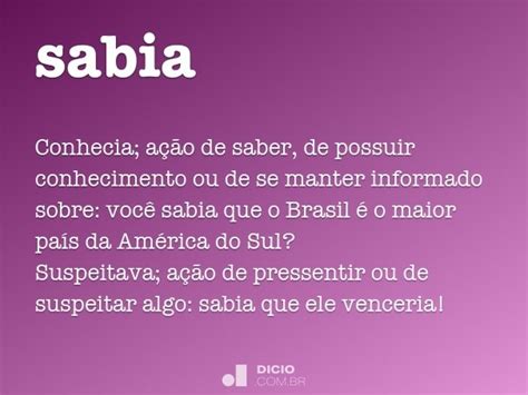 Sabia   Dicio, Dicionário Online de Português