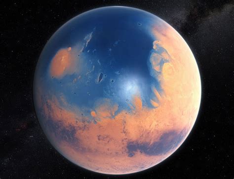 ¿Sabías que Marte tenía un océano más grande que el ...