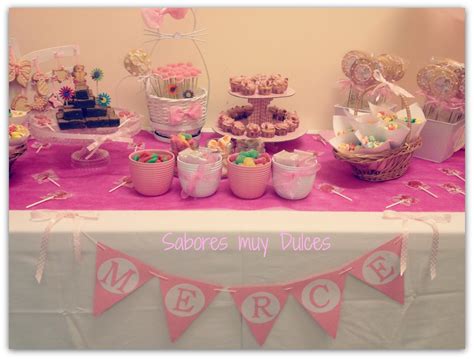 Sabores muy Dulces: Mesa dulce de niña para comunión