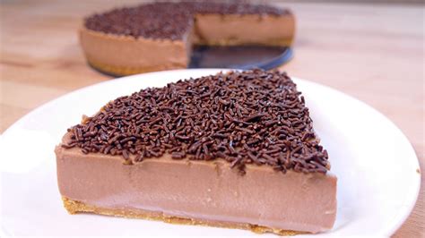 ¡Sabroso! Deléitate con esta tarta de chocolate sin hornear