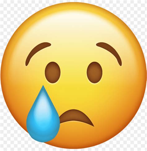 sad face transparent png   crying emoji transparent ...