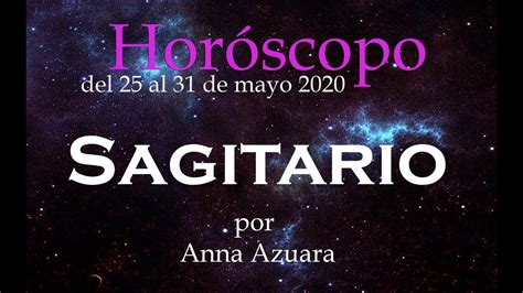 Sagitario   Horóscopos semanales del 25 al 31 de mayo 2020 ...
