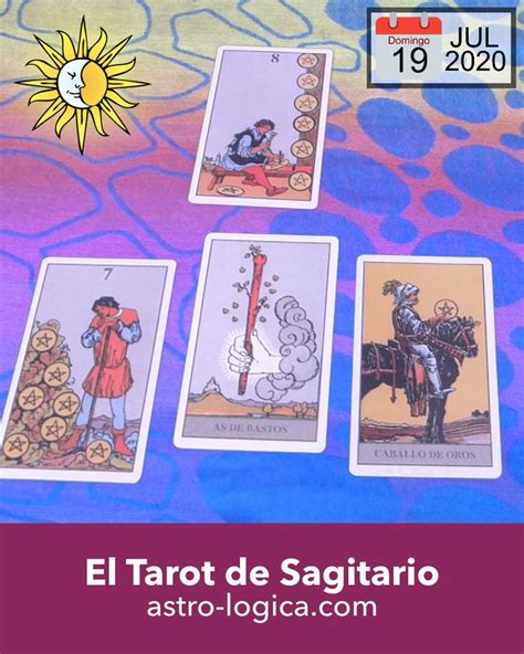 SAGITARIO   Tarot del domingo 19 de julio/2020: Tus cartas ...