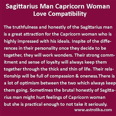 Sagittarius Man and Capricorn Woman Love Compatibility at ...