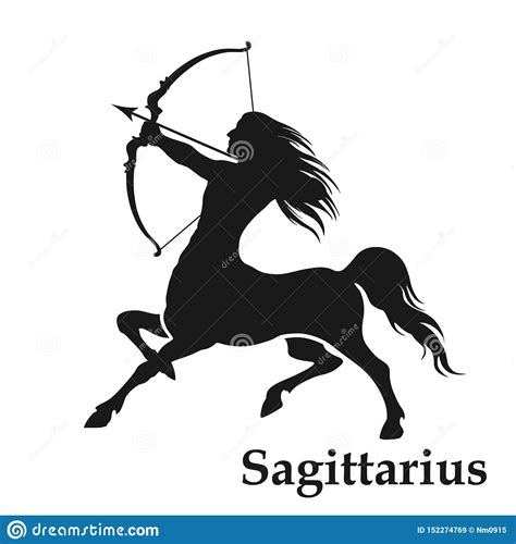 Sagittarius Zodiac Sign Symbol. Horoscope Icon. Isolated ...