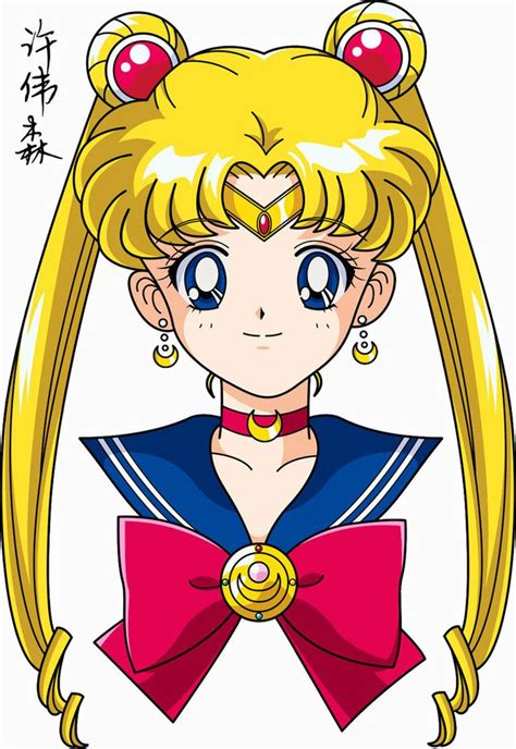 Sailor Moon Face Anime Style by xuweisen on deviantART ...