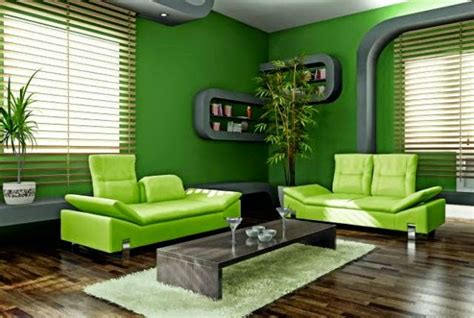 Salas en verde y gris   Salas con estilo