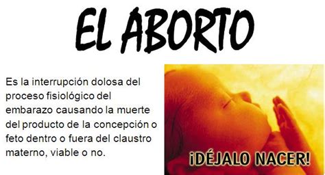 SALUD OCUPACIONAL :D: NO AL ABORTO